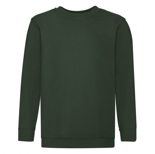 verde oscuro Sudadera Niño Classic Set-In Sweat