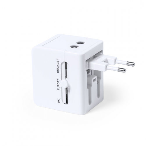white Adaptador Enchufes Beigar