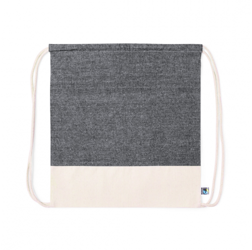 black Mochila Ferdin Fairtrade
