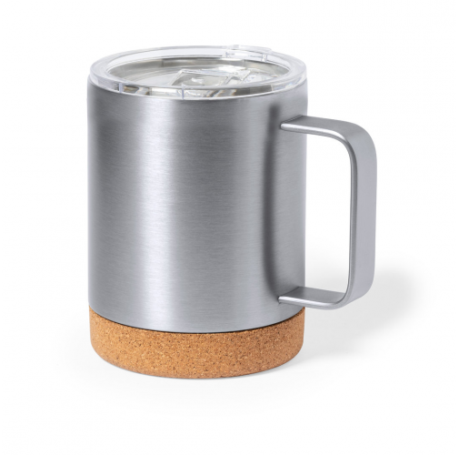 plateado Taza Térmica Loret