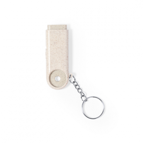 natural Llavero Moneda Evelyn
