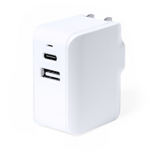 white Adaptador Enchufes Vlind