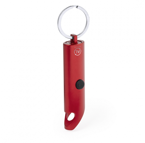 red Llavero Linterna Kushing