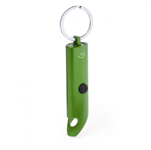 green Llavero Linterna Kushing