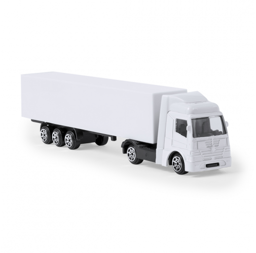 white Maqueta Truck