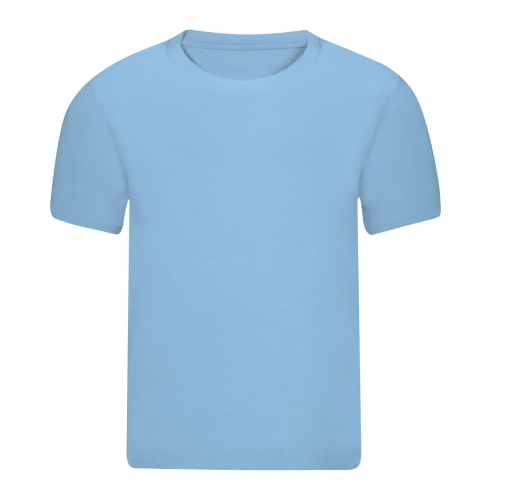 azul claro Camiseta Niño Color Seiyo