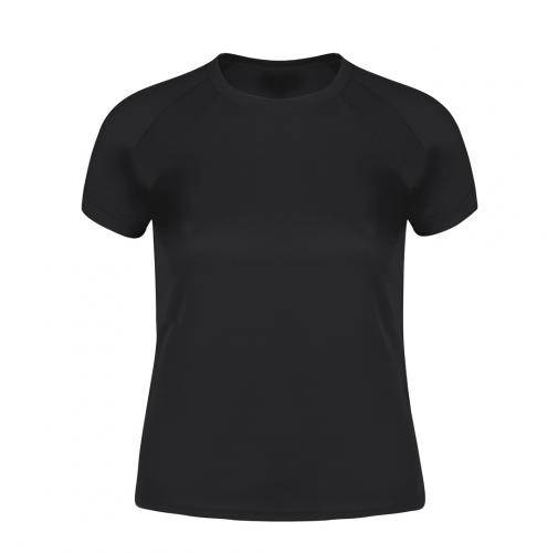 black Camiseta Mujer Tecnic Sappor