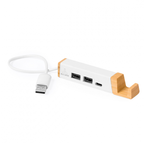 white Puerto USB Kartip