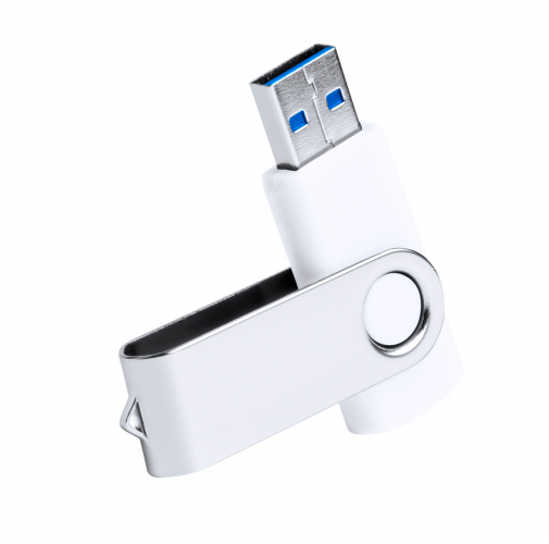 white Memoria USB Brabam 16GB