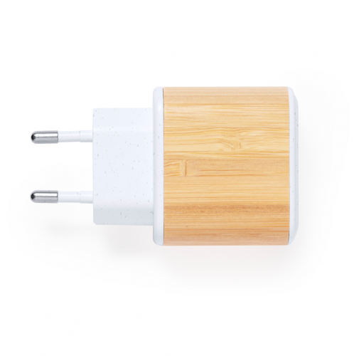 white Cargador USB Sugax