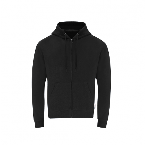 black Sudadera Adulto Capucha + Cremallera Walder