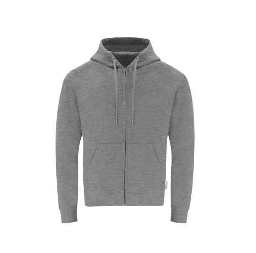 gray Sudadera Adulto Capucha + Cremallera Walder