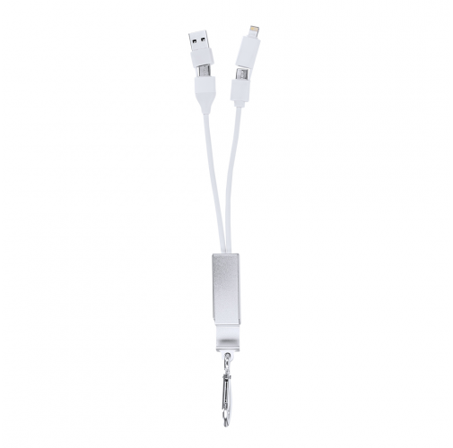 plateado Puerto USB Cargador Leony
