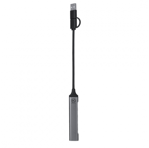 plateado Puerto USB Konery