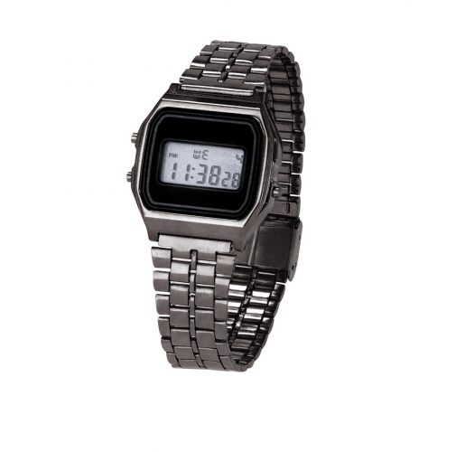 plata oscuro Reloj Busnor