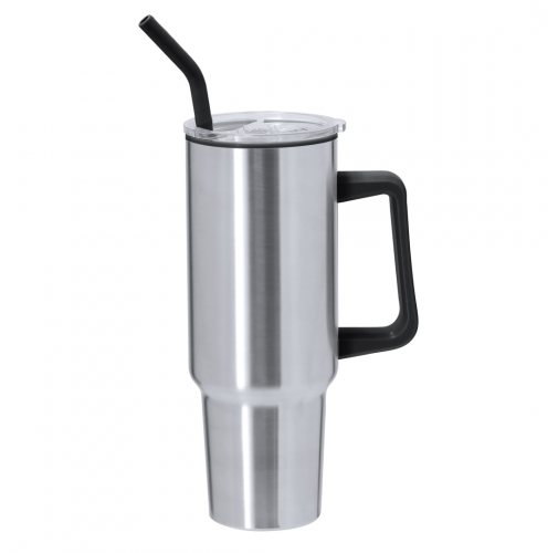 plateado Taza Térmica Lansin