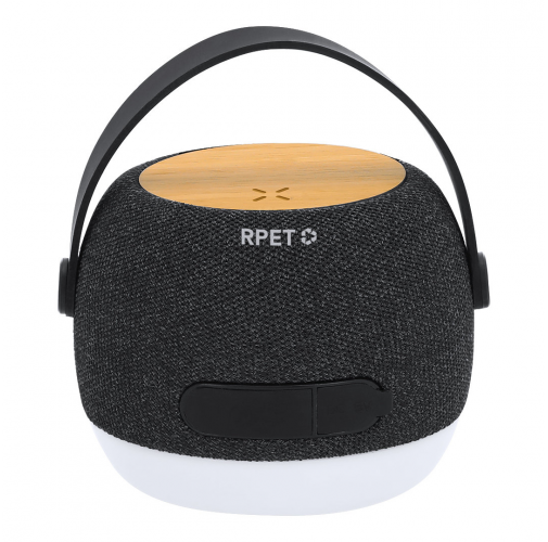 black Altavoz Cargador Sprit