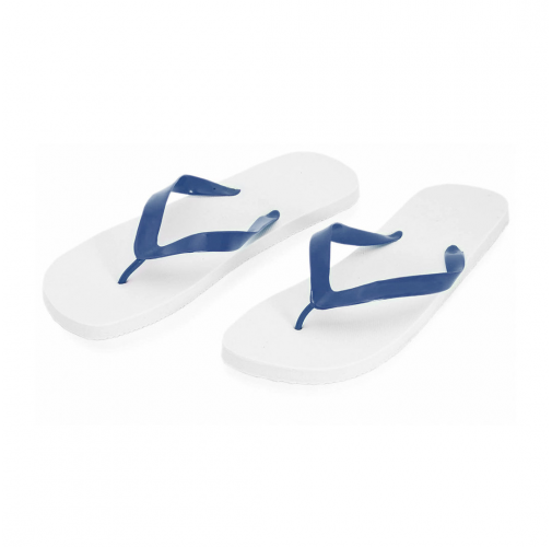 blanco / azul Chanclas Sunset