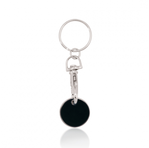 black Llavero Moneda Euromarket