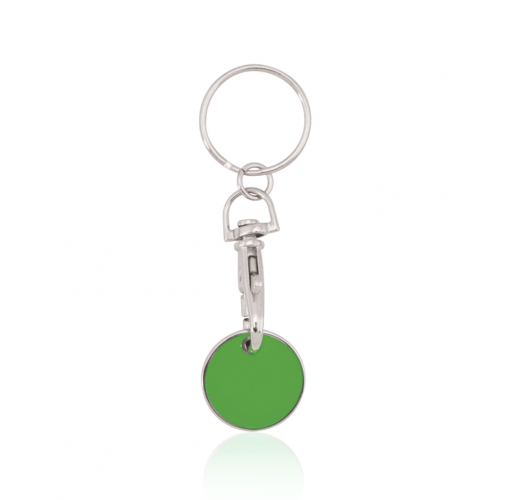 green Llavero Moneda Euromarket