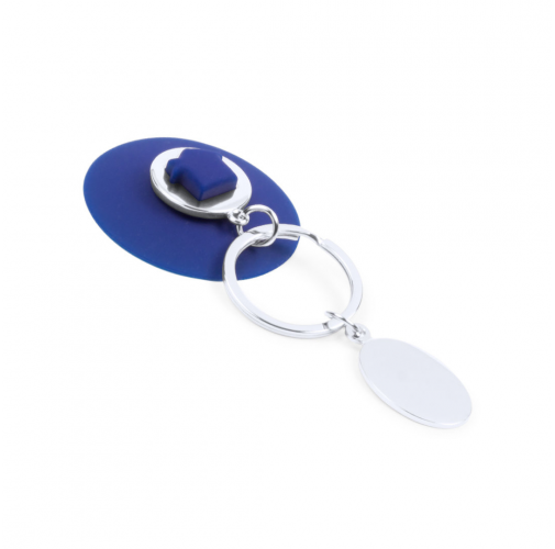 blue Llavero Moneda Halman