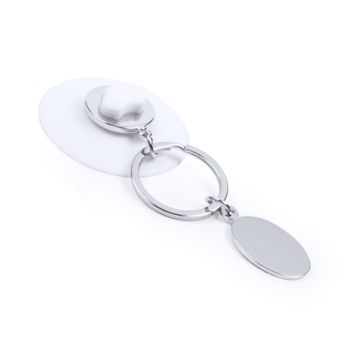 white Llavero Moneda Coltax