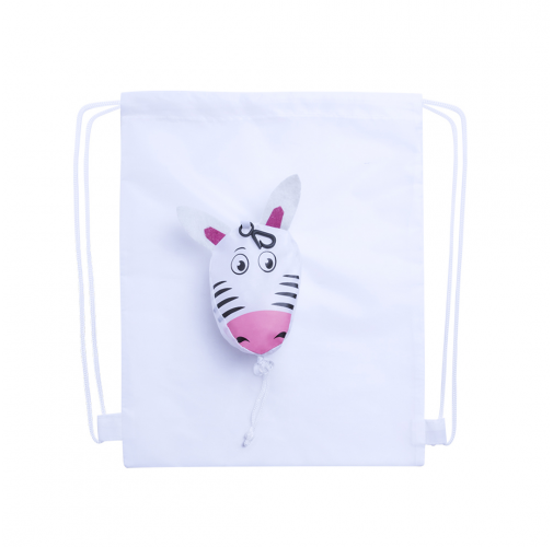 white Mochila Plegable Kissa
