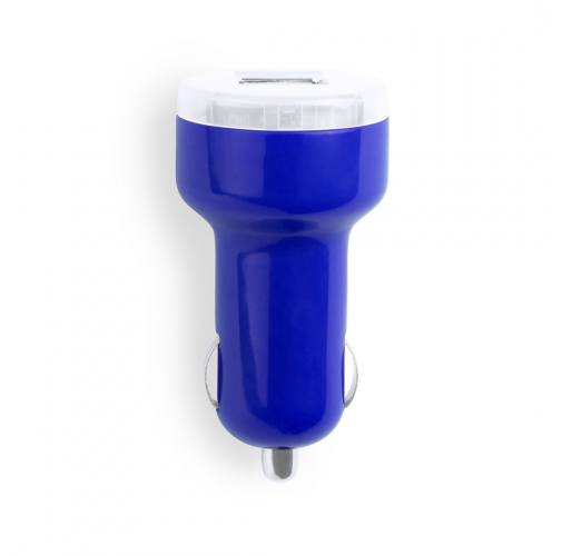 blue Cargador Coche USB Denom