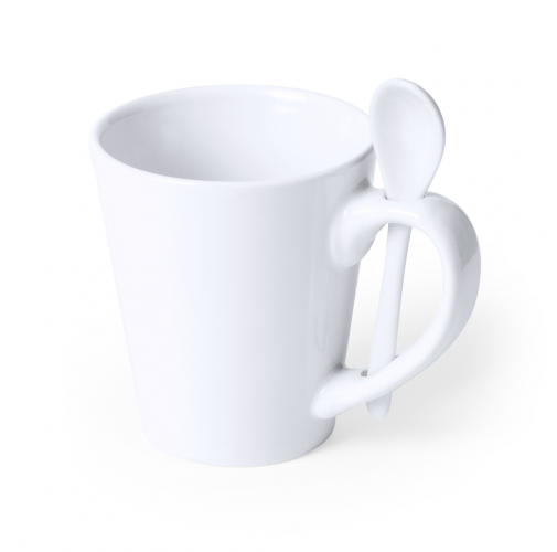 white Taza Sublimación Kaffir