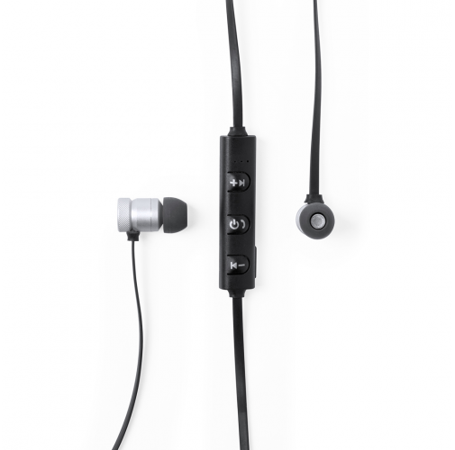 black Auriculares Voltar