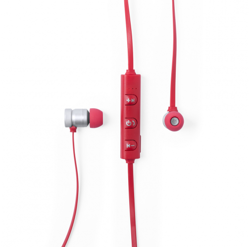 red Auriculares Voltar