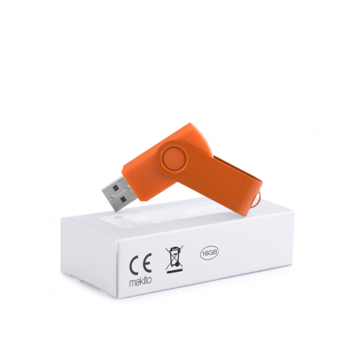 orange Memoria USB Survet 16Gb