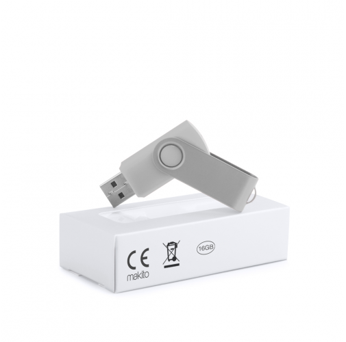 plateado Memoria USB Survet 16Gb