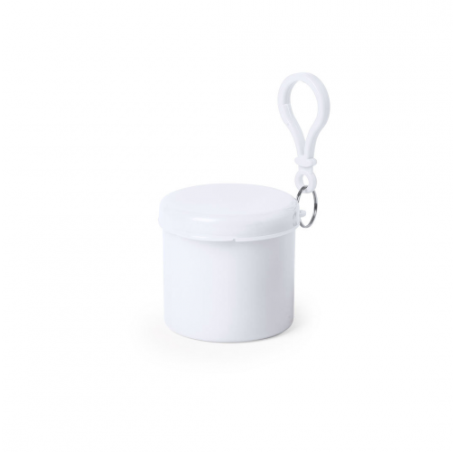 white Llavero Poncho Birtox