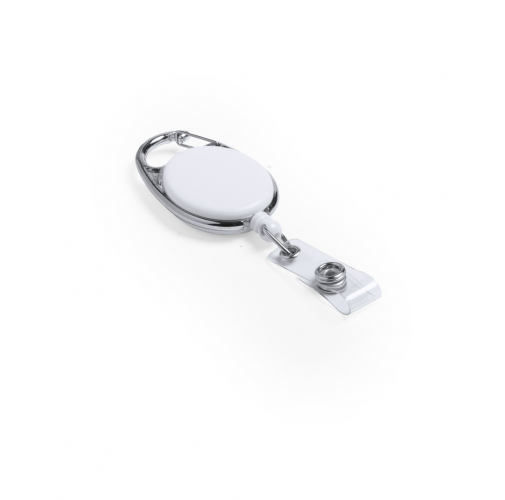 white Portacreditaciones Napper