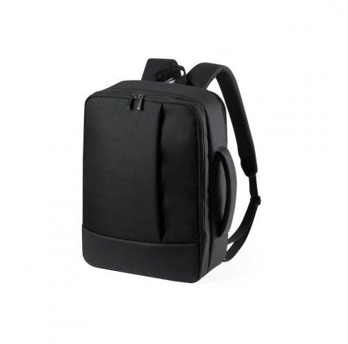 black Mochila Portadocumentos Hurkon
