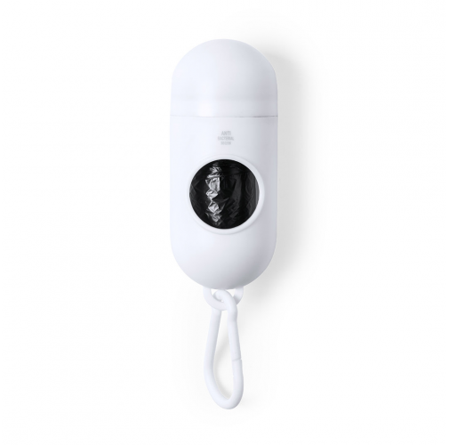 white Dispensador Bolsas Antibacteriano Wabik