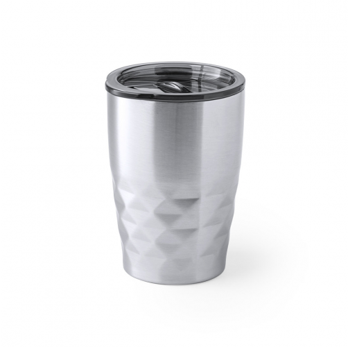plateado Vaso Térmico Blur
