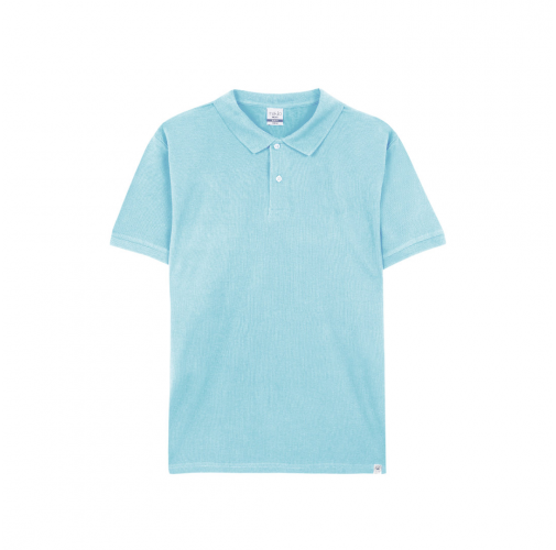azul pastel Polo Adulto Ment