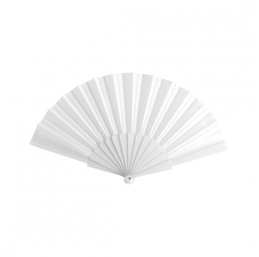 white Abanico Tela