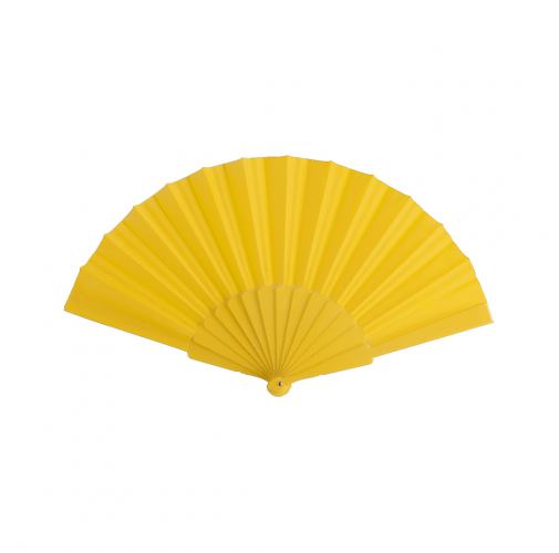 yellow Abanico Tela