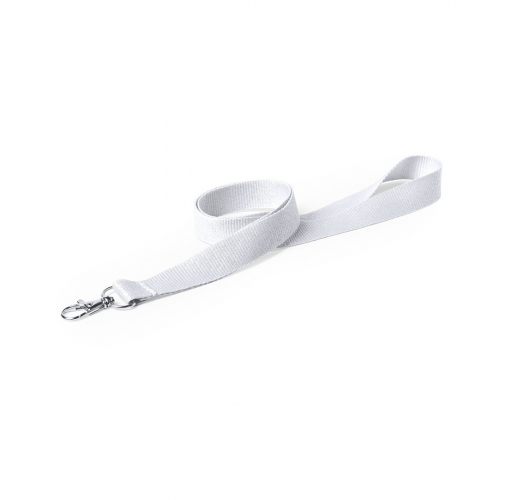 white Lanyard Neck
