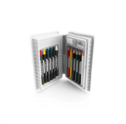 white Estuche Clown