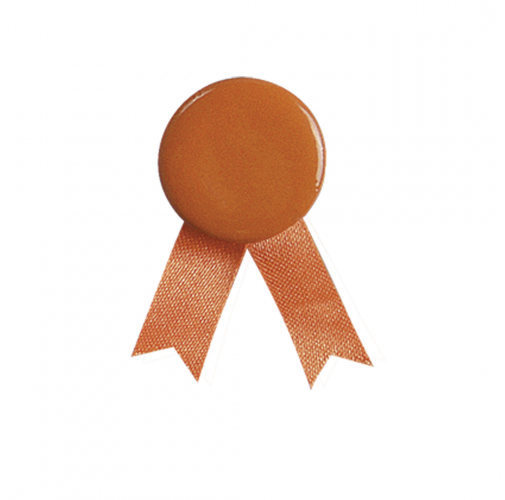 orange Pin Lazo Solidario