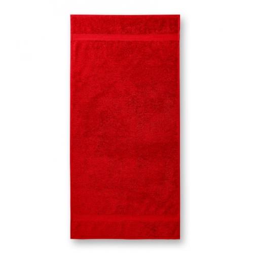 red Bath Towel 450