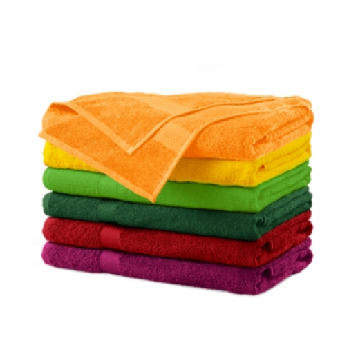 tangerine orange Bath Towel 450