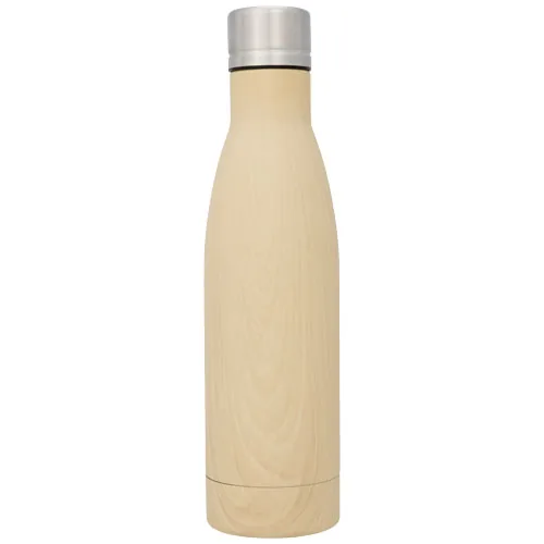 Bidón con aislamiento de cobre con diseño de madera de 500 ml 