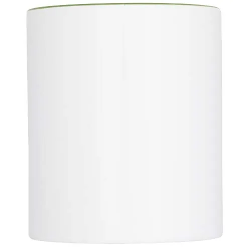 verde Taza de 350 ml para sublimación con asas e interior de color Pix