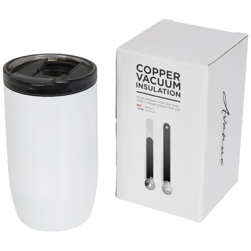Vaso de 380 ml con aislamiento de cobre al vacío 