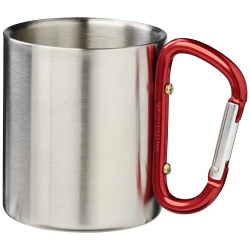 Taza isotérmica de 200 ml con mosquetón Alps